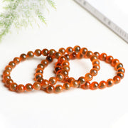 Buddha Stones Natural Colorful Candy Agate Harmony Strength Bead Bracelet