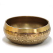 Buddha Stones Tibetan Sound Bowl Handcrafted for Yoga Mindfulness and Meditation Singing Bowl Set