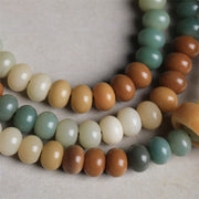 Buddha Stones 108 Mala Beads Gradient Bodhi Seed Buddha Hand Engraved Peace Bracelet
