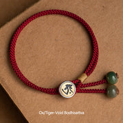 FREE Today: Lucky 925 Sterling Silver Chinese Zodiac Natal Buddha Red String Protection Bracelet FREE FREE 1