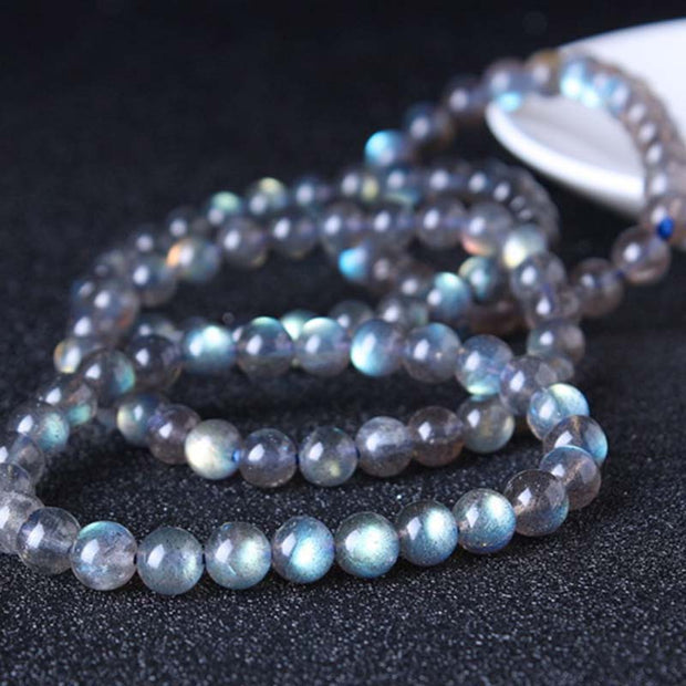 Buddha Stones Natural Moonstone Healing Beads Bracelet Bracelet BS 12