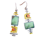 Buddha Stones Boho Turquoise Protection Drop Dangle Earrings Earrings BS 6