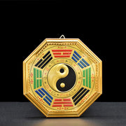 Feng Shui Bagua Map Five Emperor Coins Gourd Balance Energy Map