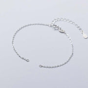 Buddha Stones 925 Sterling Silver Semi-finished Chain Blessing Bracelet