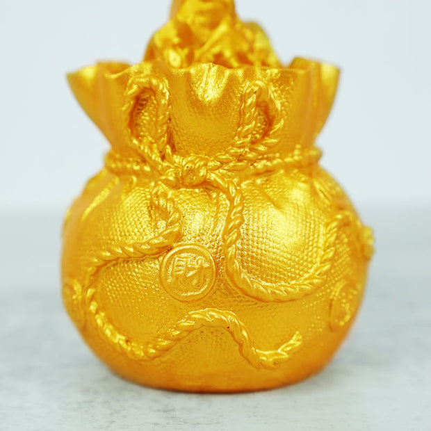 Buddha Stones Natural Citrine Money Tree Gemstone Ornament - Feng Shui for Prosperity Decoration BS 5