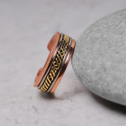 Buddha Stones Magnetic Copper Balance Adjustable Cuff Bracelet Bangle Ring Bracelet Bangle BS Ring