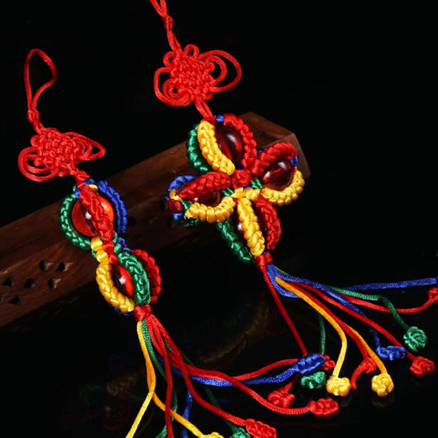 Buddha Stones Tibetan Blessing Lucky Vajra Knot Decoration Decorations BS 10
