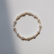 Buddha Stones Natural Flower Pearl Sincerity Bead Bracelet Bracelet BS Pearl Bead