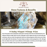 Natural Irregular Shape Crystal Stone Spiritual Awareness Bracelet Bracelet BS 33