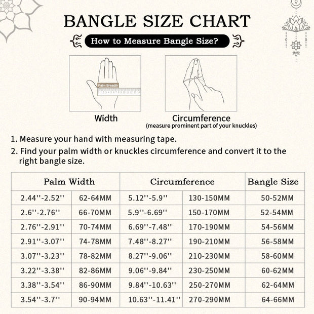 Bracelet Size Chart