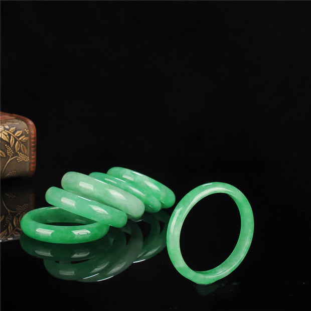 Buddha Stones Jade Healing Abundance Protection Bracelet Bangle Bracelet & Bangle BS 10