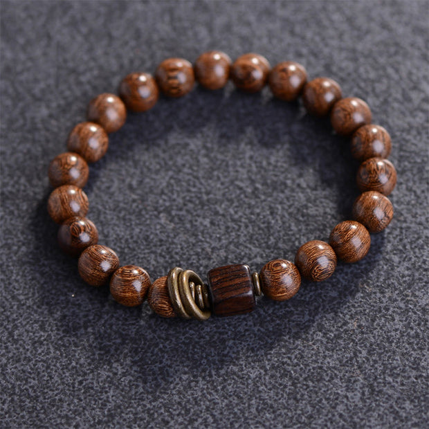 Buddha Stones Phoebe Zhennan Wood Spirituality Bracelet