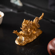 Buddha Stones Year Of The Dragon Color Changing Resin Luck Success Tea Pet Home Figurine Decoration Decorations BS 12