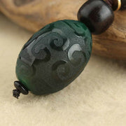 Buddha Stones Red Agate Green Agate Confidence Calm Key Chain Key Chain BS 9
