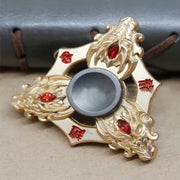 Buddha Stones Dragon Fidget Spinner Blessing Finger Hand Spinner Anxiety Relief Toy