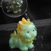 Buddha Stones Color Changing Small PiXiu Resin Tea Pet Wealth Home Figurine Decoration