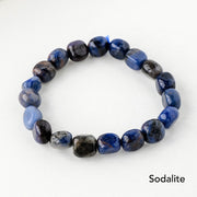 Natural Irregular Shape Crystal Stone Spiritual Awareness Bracelet Bracelet BS Sodalite