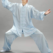 Buddha Stones Simple Pattern Meditation Prayer Spiritual Zen Tai Chi Qigong Practice Unisex Clothing Set