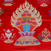 Buddha Stones Prayer Altar Mat Healing Meditation 8 Auspicious Symbols Mat Prayer Altar BS 3