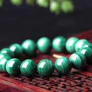 Buddha Stones Natural Malachite Protection Calmness Bracelet Bracelet BS 8