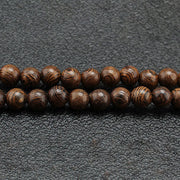 Buddha Stones Wenge Wood Turquoise Stone Protection Calm Necklace Pendant Necklaces & Pendants BS 3