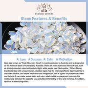 Buddhastoneshop Love Heart Birthstone Healing Energy Necklace Pendant (Extra 30% Off | USE CODE: FS30)