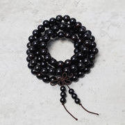 Buddha Stones 108 Mala Beads Bracelet Prayer Meditation Sandalwood Elastic Bracelet BS 9