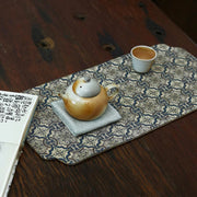 Buddha Stones Elegant Floral Brocade Pattern Cup Mat Tea Cup Coaster