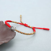 Buddha Stones Handmade Colorful King Kong Knot Buddha Serenity String Bracelet Bracelet BS 1