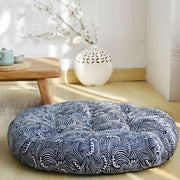 Cotton Linen Meditation Seat Cushion Home Decoration Decorations buddhastoneshop 56*9cm SteelBlue