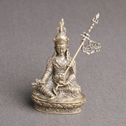 Buddha Stones Padmasambhava Buddha Figure Serenity Copper Statue Decoration Temple Ornament Decorations BS 7