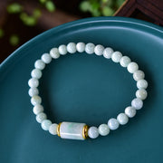 Buddha Stones Natural Jade Luck Prosperity Bracelet Bracelet BS Jade