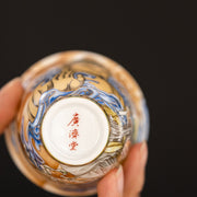 Buddha Stones Dunhuang Color Flying Apsaras Teacup Kung Fu Tea Cup