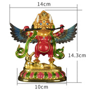 Buddha Stones Tibet Garuda Bird Alloy Keep Evil Spirits Away Home Decoration