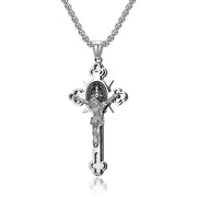 FREE Today: ST.Benedict Protection Cross Power Necklace FREE FREE 9