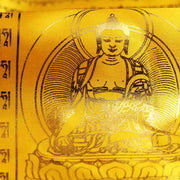 Buddha Stones Tibetan 5 Colors Windhorse Buddha Scriptures Auspicious Outdoor Prayer Flag