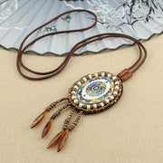 Buddha Stones Mandala Pattern Beads Creativity Necklace Pendant Necklaces & Pendants BS Colorful Mandala