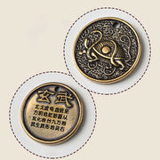 Buddha Stones Four Symbols Azure Dragon White Tiger Vermilion Bird Black Tortoise Key Chain