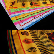 Buddha Stones Tibetan Blessing Outdoor 10 Pcs Prayer Flag Decorations buddhastoneshop 3