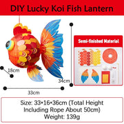 DIY Good Luck Koi Fish Lantern 