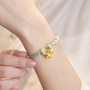 Buddha Stones Handmade Lily Of The Valley Luck Protection String Bracelet Bracelet BS 3