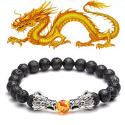 FREE Today: Powerful Dragon Lucky Bracelet FREE FREE Lava Rock&Silver