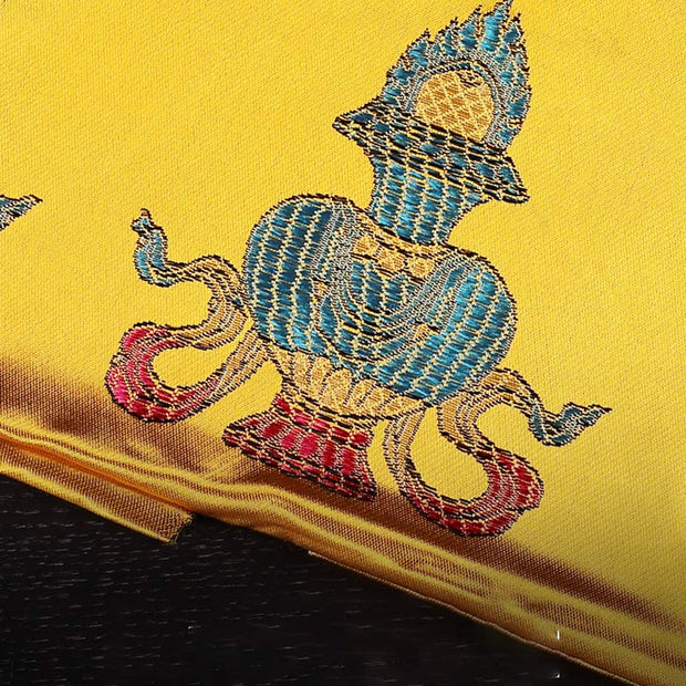 Buddha Stones Tibetan Blessing 5 Colors Auspicious Embroidered Khata Decoration