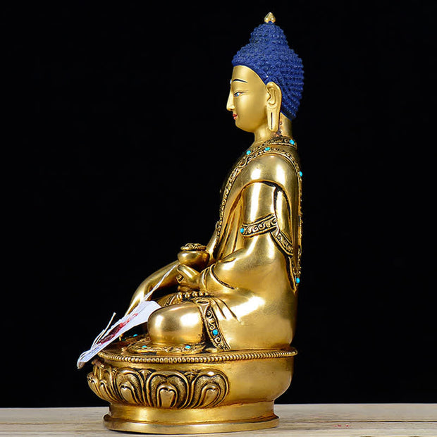 Buddha Stones Shakyamuni Compassion Copper Statue Decoration Decorations BS 4