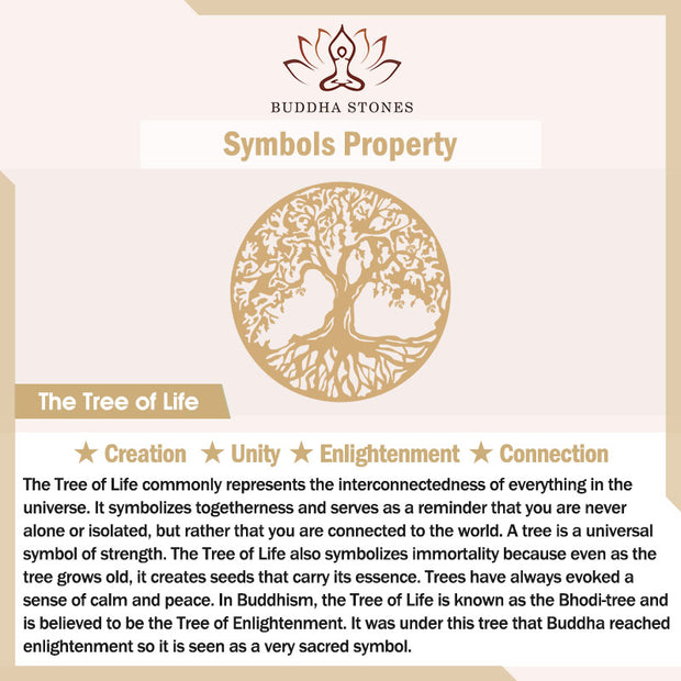 Buddha Stones Natural Quartz Crystal Tree Of Life Healing Energy Necklace Pendant Necklaces & Pendants BS 43