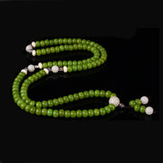 Cyan Bodhi Seed Mala 108 Beads Success Bracelet Necklace (Extra 30% Off | USE CODE: FS30)