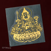 Buddha Stones 12 Chinese Zodiac Blessing Wealth Fortune Phone Sticker Phone Sticker BS Rabbit-Manjushri Bodhisattva Small