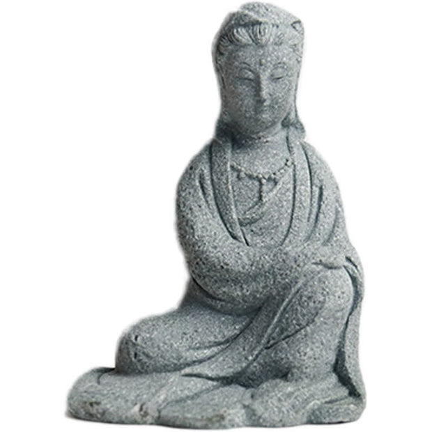 Buddha Stones Avalokitesvara Statue Blessing Home Decoration Decorations BS 17