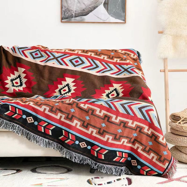 Buddha Stones Geometric Warm Comfortable Camping Home Office Bed Blanket