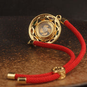 Buddha Stones Colorful Zircon Copper Wealth Luck Rotation Bracelet Necklace Pendant Bracelet Necklaces & Pendants BS 17